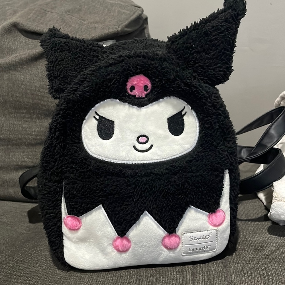 Plush Sanrio Loungefly mini backpack
